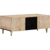 vidaXL Table basse 100x54x40 cm bois de manguier massif