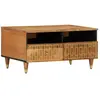 vidaXL Table basse 80x54x40 cm bois de manguier massif