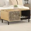 vidaXL Table basse 80x50x40 cm bois de manguier massif