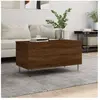vidaXL Table basse Chêne marron 90x44,5x45 cm Bois d'ingénierie