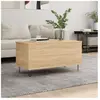 vidaXL Table basse Chêne sonoma 90x44,5x45 cm Bois d'ingénierie