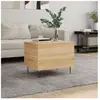 vidaXL Table basse Chêne sonoma 60x44,5x45 cm Bois d'ingénierie