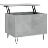vidaXL Table basse Gris béton 60x44,5x45 cm Bois d'ingénierie