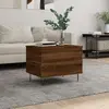 vidaXL Table basse Chêne marron 60x44,5x45 cm Bois d'ingénierie