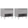 vidaXL Tables basses 2 pcs sonoma gris 50x46x50 cm bois d'ingénierie