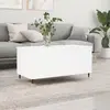 vidaXL Table basse Blanc 90x44,5x45 cm Bois d'ingénierie