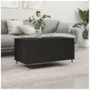 vidaXL Table basse Noir 90x44,5x45 cm Bois d'ingénierie