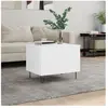 vidaXL Table basse Blanc 60x44,5x45 cm Bois d'ingénierie
