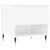 vidaXL Table basse blanc 50x46x50 cm bois d’ingénierie