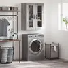 vidaXL Armoire murale sonoma gris 69,5x34x90 cm bois d'ingénierie