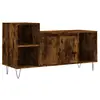 vidaXL Meuble TV Chêne fumé 100x35x55 cm Bois d'ingénierie