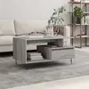 vidaXL Table basse Sonoma gris 90x49x45 cm Bois d'ingénierie