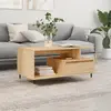 vidaxL Table basse Chêne sonoma
