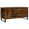 vidaXL Table basse chêne fumé 102x44,5x50 cm bois d'ingénierie