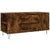 vidaXL Table basse chêne fumé 102x44,5x50 cm bois d'ingénierie
