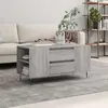 vidaXL Table basse sonoma gris 102x44,5x50 cm bois d'ingénierie