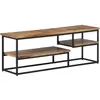 vidaXL Meuble TV 110x30x39 cm teck massif récupéré