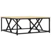 vidaXL Table basse chêne sonoma 70x70x30 cm bois d'ingénierie