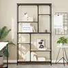 vidaXL Bibliothèque chêne sonoma 99x35,5x176 cm bois ingénierie acier
