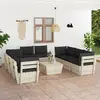 vidaXL Tête de lit 90x104 cm bois massif de pin