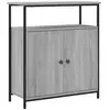 vidaXL Buffet sonoma gris 70x30x80 cm bois d'ingénierie