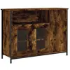 vidaXL Buffet chêne fumé 100x35x75 cm bois d'ingénierie