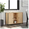 vidaXL Buffet chêne sonoma 100x35x70 cm bois d'ingénierie