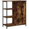 vidaXL Buffet chêne fumé 70x30x80 cm bois d'ingénierie