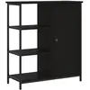 vidaXL Buffet noir 70x30x80 cm bois d'ingénierie