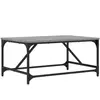 vidaXL Table basse sonoma gris 75x50x35 cm bois d'ingénierie