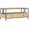 vidaXL Table basse chêne sonoma 100x51x45 cm bois d'ingénierie