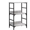 vidaXL Bibliothèque sonoma gris 50x33x82 cm bois d'ingénierie