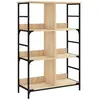 vidaXL Bibliothèque chêne sonoma 78,5x33x117,5 cm bois d'ingénierie