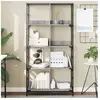 vidaXL Bibliothèque sonoma gris 78,5x33x153 cm bois d'ingénierie