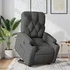 vidaXL Vidaxl Fauteuil Inclinable Électrique Gris Foncé Tissu