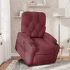 vidaXL Vidaxl Fauteuil Inclinable Électrique Rouge Bordeaux Tissu