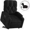 vidaXL Fauteuil inclinable électrique noir similicuir