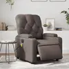 vidaXL Fauteuil de massage inclinable électrique marron similicuir