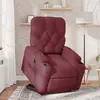 vidaXL Vidaxl Fauteuil Inclinable Rouge Bordeaux Tissu