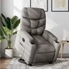 vidaXL Sta-op-stoel verstelbaar stof taupe3204604