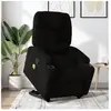 vidaXL Fauteuil de massage inclinable Noir Tissu