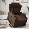 vidaXL Sta-op-fauteuil verstelbaar kunstleer bruin3204546