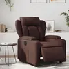 Fauteuil inclinable électrique Marron Similicuir Vidaxl Marron