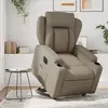 vidaXL Vidaxl Fauteuil Inclinable Électrique Cappuccino Similicuir