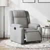 vidaXL Fauteuil elektrisch verstelbaar stof lichtgrijs3205178