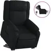 vidaXL Fauteuil inclinable électrique noir similicuir