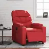 Non communiqué vidaXL Fauteuil inclinable électrique Rouge Similicuir