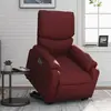 Non communiqué vidaXL Fauteuil inclinable électrique rouge bordeaux similicuir
