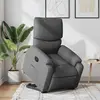 vidaXL Fauteuil inclinable électrique gris foncé tissu