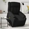 vidaXL Fauteuil inclinable de massage électrique noir similicuir
